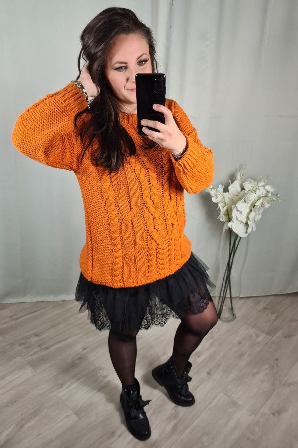 Sweter pomarańczowy Ivy 2