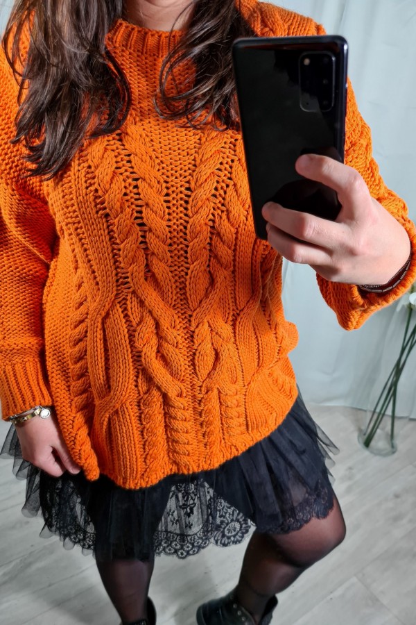 Sweter pomarańczowy Ivy 4